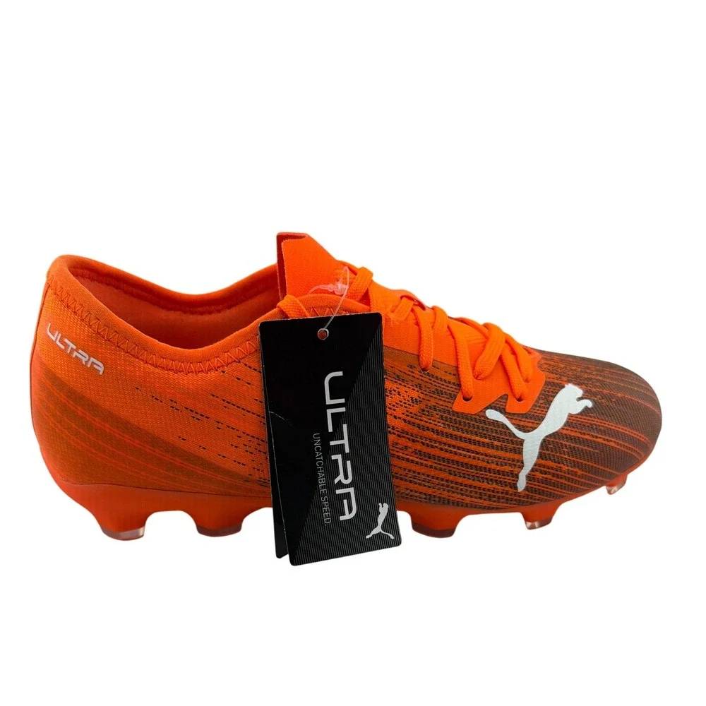 Puma Ultra 2.1 FG/AG Soccer Cleats Kids US Size 5C Orange New 106097-01 Athletic
